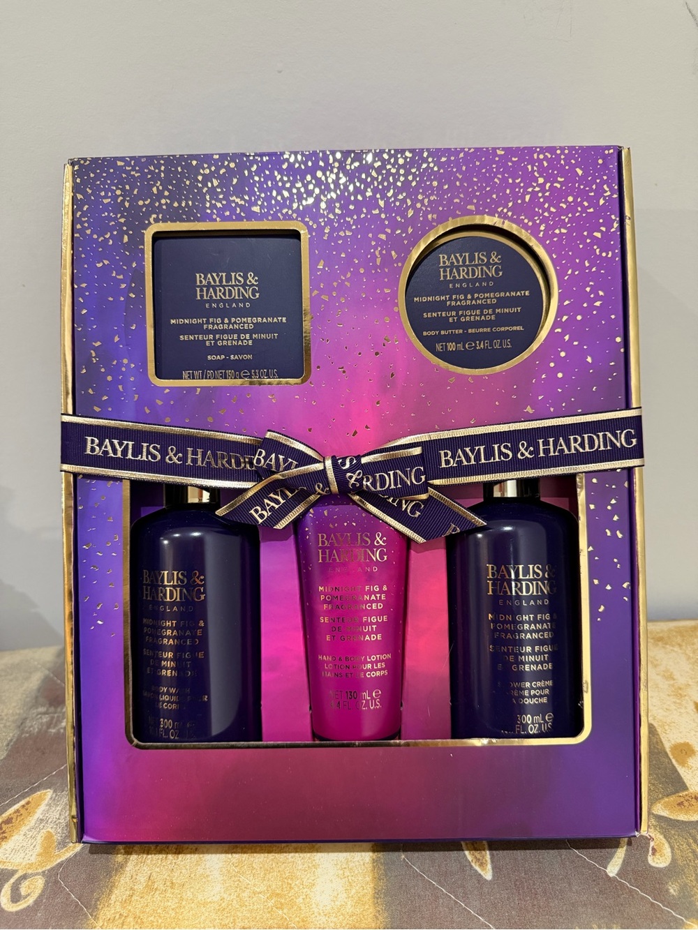 Midnight Fig & Pomegranate Bath & Body Gift Set - womens